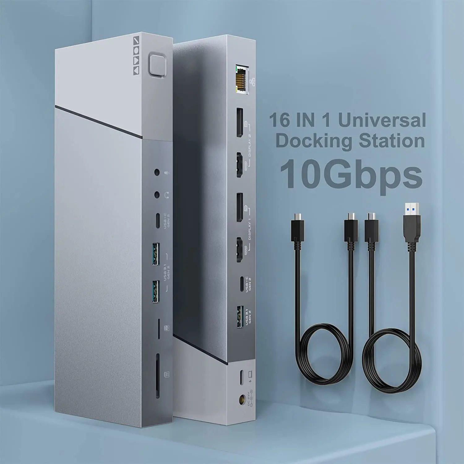 10Gbps 디스플레이포트 5K 60HZ 타입 C 허브 - Docking Station Displaylink Dual 4K 리뷰 및 가격