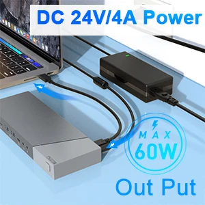 10Gbps 디스플레이포트 5K 60HZ 타입 C 허브 - Docking Station Displaylink Dual 4K 리뷰 및 가격