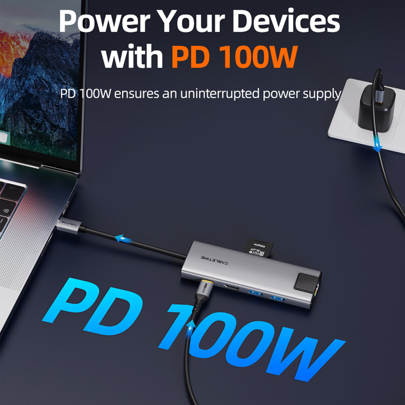 CABLETIME 9-in-1 USB-C 허브 어댑터: - Usb C Hub Sd Card Reader 4K Hdmi 리뷰 및 가격